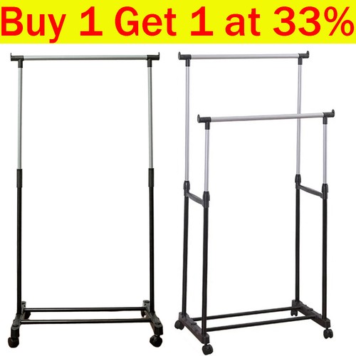 Heavy duty metal clothes rail - heavy,