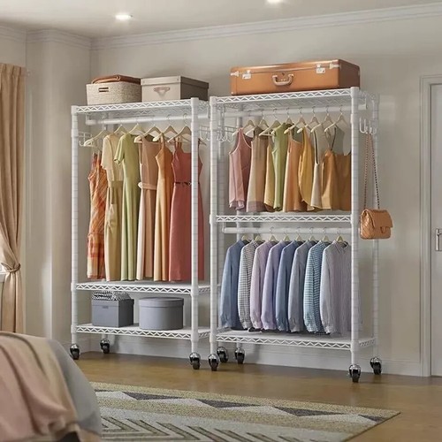 Heavy duty double clothes rail - heavy,