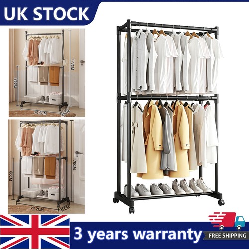 2tier clothes rail rack - rail,