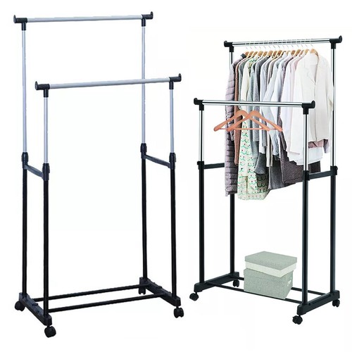 Double clothes rail - clothes,