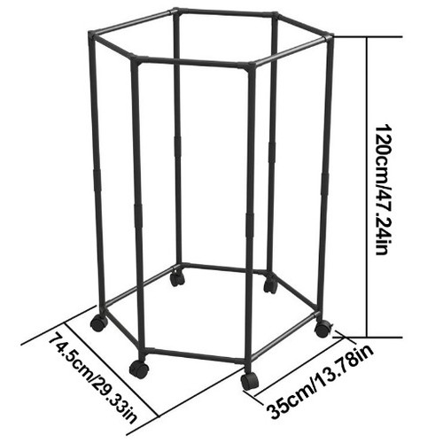 Rolling garment rack 360 - garment, 360°