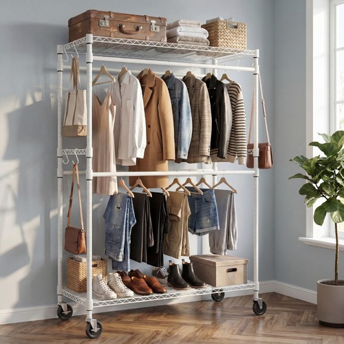 Heavy duty double clothes - double,